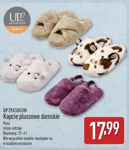 ALDI Up 2fashion kapcie pluszowe damskie oferta