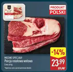 ALDI Mięsne specjały porcja rosołowa wołowa oferta