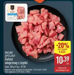 ALDI Mięsne specjały gulasz wieprzowy z szynki oferta