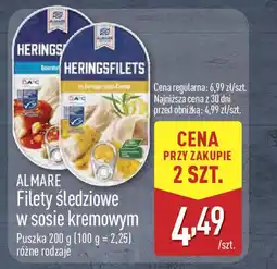 ALDI Almare filety śledziowe w sosie kremowym oferta