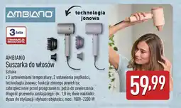 ALDI Ambiano suszarka do włosów oferta