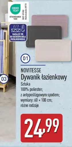 ALDI Novitesse dywanik łazienkowy oferta