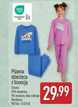 ALDI Piżama dziecięca z licencją oferta