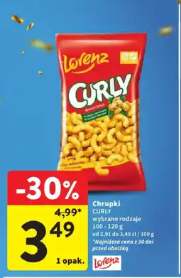Intermarche Chrupki curly lorenz oferta