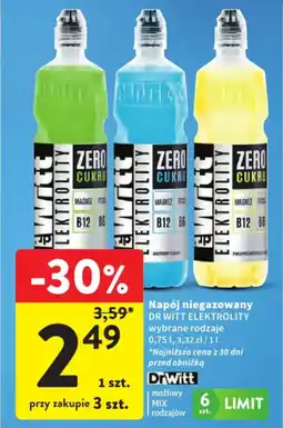 Intermarche Napój niegazowany dr witt elektrolity oferta