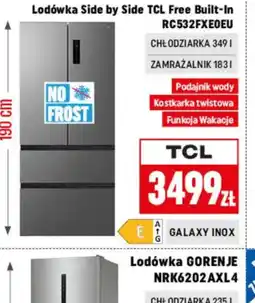 Neopunkt Lodówka Side By Side TCL Free Built-In RC532FXE0EU oferta