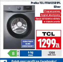 Neopunkt Pralka TCL FF0612SB1PL Silver oferta