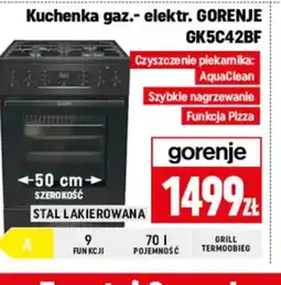 Neopunkt Kuchenka gaz.-elektr. GORENJE GK5C42BF oferta