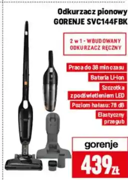 Neopunkt Gorenje Odkurzacz pionowy SVC144FBK oferta