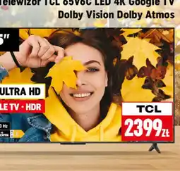 Neopunkt TCL Telewizor 65V6C LED 4K Google TV oferta