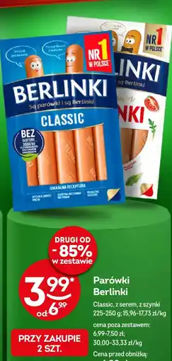 Żabka Berlinki Parówki oferta