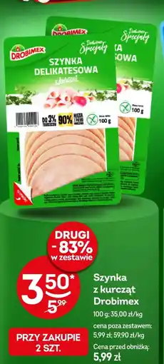 Żabka DROBIMEX SZYNKA DELIKATESOWA z kurcząt oferta