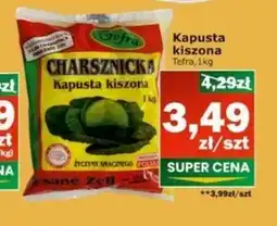 Społem Kapusta kiszona Tefra oferta