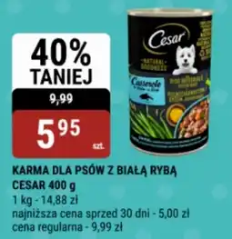 bi1 Karma dla psów z białą rybą cesar oferta