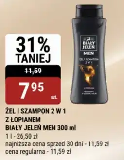 bi1 Żel i szampon 2 w 1 z łopianem biały jelen men oferta