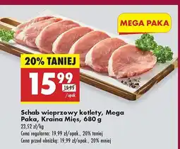 Biedronka Schab wieprzowy kotlety Mega Paka Kraina Mięs oferta