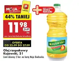 Biedronka Olej rzepakowy Kujawski oferta