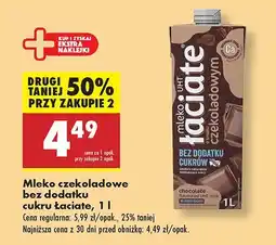 Biedronka Mleko czekoladowe Łaciate oferta