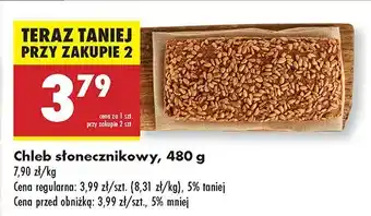 Biedronka Chleb słonecznikowy Biedronka oferta