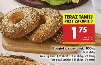 Biedronka Bajgiel z ziarnami Biedronka oferta