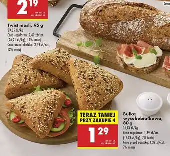 Biedronka Bułka wysokobiałkowa Biedronka oferta
