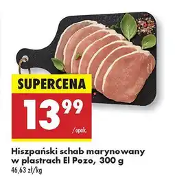 Biedronka Hiszpański schab marynowany w plastrach El Pozo oferta