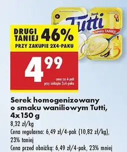 Biedronka Serek homogenizowany waniliowy Tutti oferta