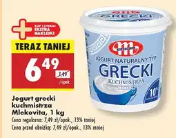 Biedronka Jogurt grecki Kuchmistrza Mlekovita oferta