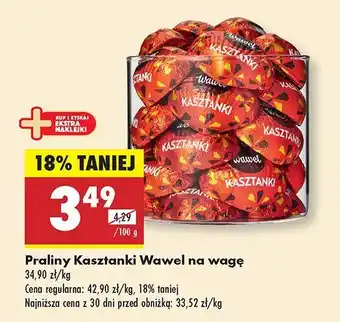 Biedronka Praliny Kasztanki Wawel oferta