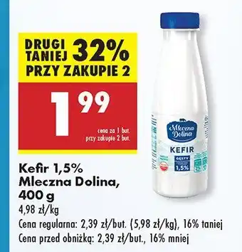 Biedronka Kefir 1,5% Mleczna Dolina oferta