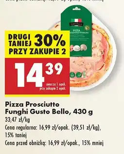 Biedronka Pizza Prosciutto Funghi Gusto Bello oferta