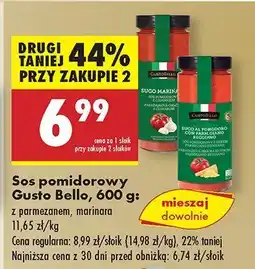 Biedronka Sos pomidorowy Gusto Bello oferta