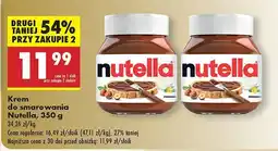 Biedronka Krem do smarowania Nutella oferta