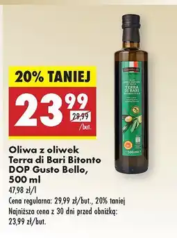 Biedronka Oliwa z oliwek Terra di Bari Bitonto DOP Gusto Bello oferta