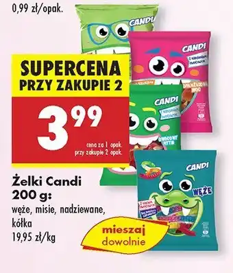 Biedronka Żelki Candi oferta