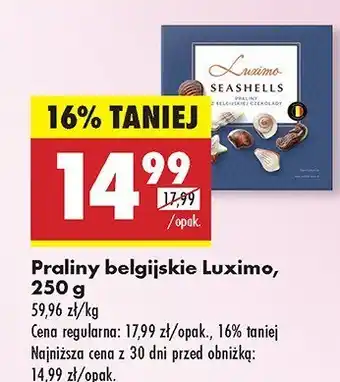Biedronka Praliny belgijskie Luximo oferta