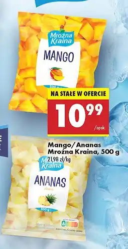 Biedronka Mango/ananas mrożony Mroźna Kraina oferta