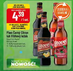 Polomarket Piwo Černý Citron lub Višňový ležák Focus Lech Kuphal oferta