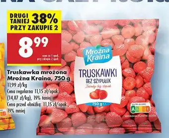 Biedronka Truskawki mrożone Mroźna Kraina oferta