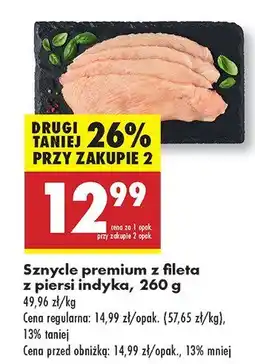 Biedronka Mięso Sznycle premium z fileta z piersi indyka Biedronka oferta