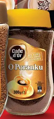 Biedronka Kawa rozpuszczalna O Poranku Cafe d'Or oferta