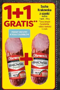 Polomarket Sucha Krakowska z szynki Olewnik oferta
