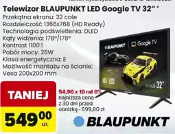 Carrefour Telewizor BLAUPUNKT LED Google TV 32" oferta