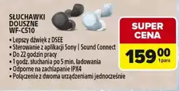 Carrefour Sony słuchawki douszne wf-c510 oferta