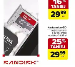 Carrefour SANDISK Karta microSD oferta