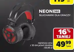 Carrefour Genesis neon 360 słuchawki dla graczy oferta