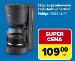 Carrefour Ekspres przelewowy Essentials Collection Philips HD9314/90 oferta