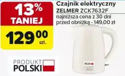 Carrefour Czajnik elektryczny ZELMER ZCK7632F oferta