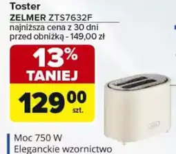 Carrefour Toster ZELMER ZTS7632F oferta