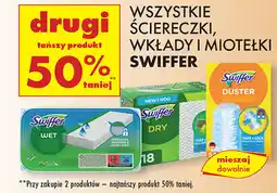Biedronka Ściereczki, wkłady i miotełki Swiffer oferta